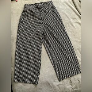 BloomChic Black and White Wide Leg Pants